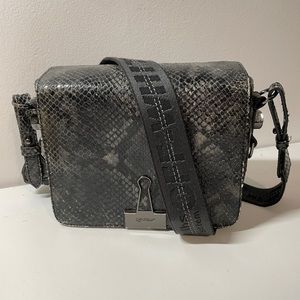 Off-White Python Bag Black/Grey